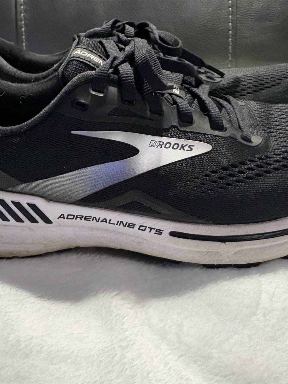 Brooks Black & Grey Adrenaline GTS Running Shoes